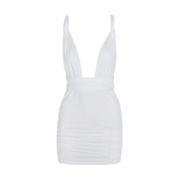 Less Cover Ups Mini Dress White