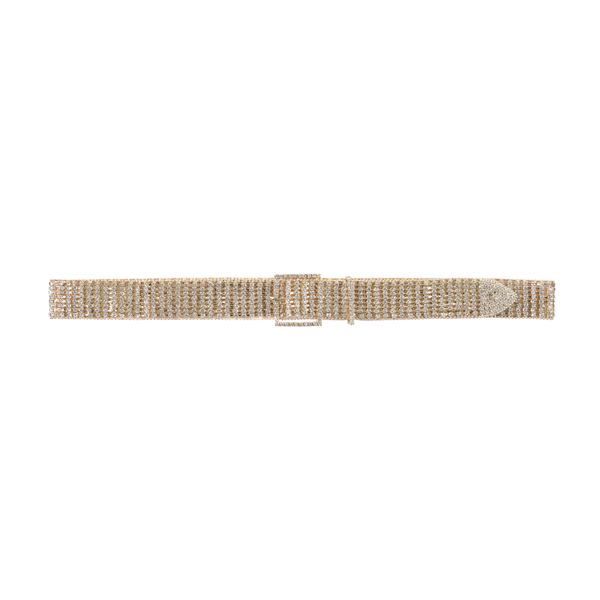 Monaco Crystal Luxe Belt Gold U image