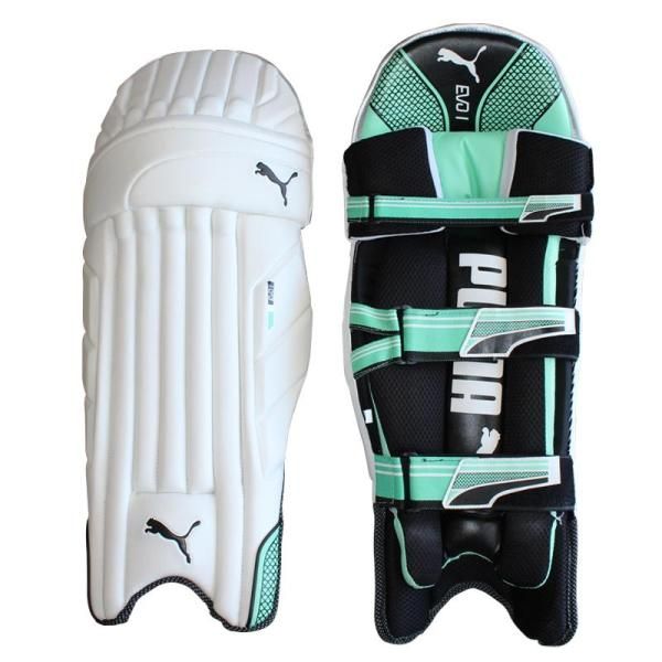 Puma Evo 1 Batting Pads (Green) - Mens RH