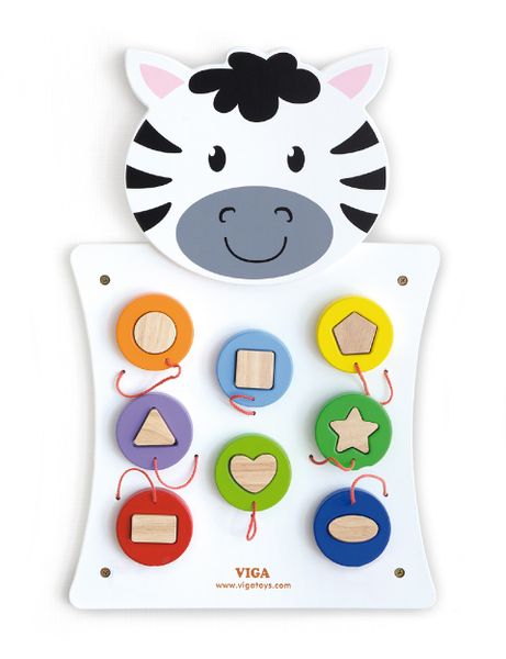 VIGA Wall Toy- Match Shapes