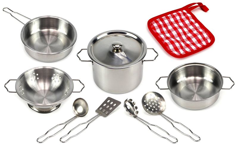 Metal Cookware Set - 11 Piece