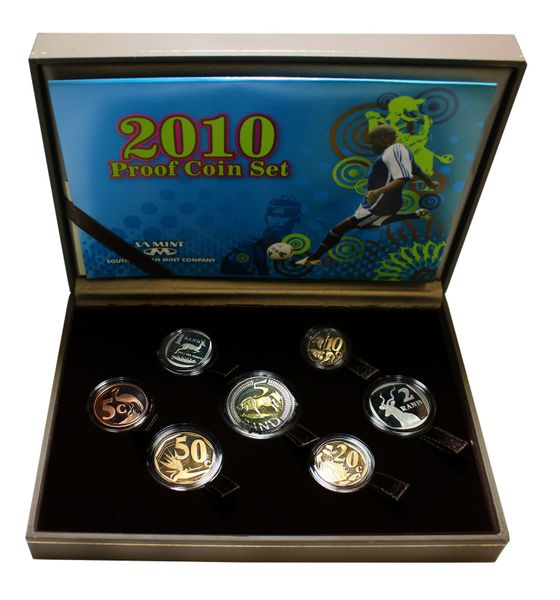 2010 Proof South African Currency set