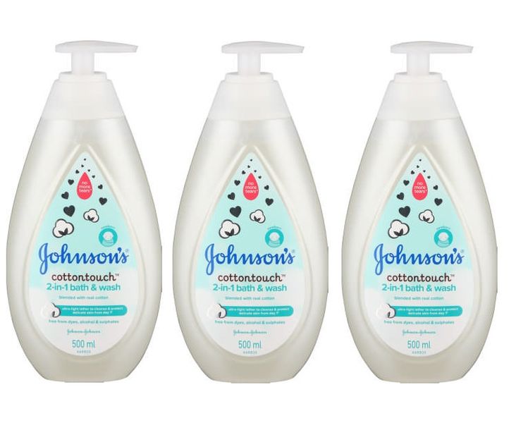 Johnson's - Cottontouch Bath Wash - Baby and Kids (3 x 500ml)