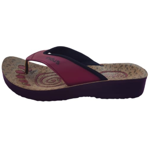 Comfortable Maroon T-slipper