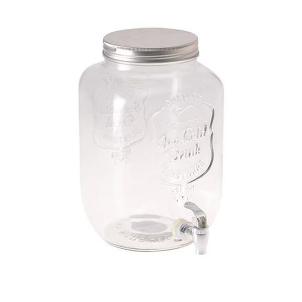 SkyDeals 8L Glass Beverage Dispenser with Tap