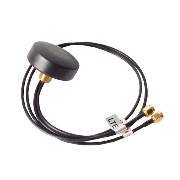 Antenna Puck, Screw, LTE &amp; WiFi, 1.88 GHz to 2.635 GHz, 2 dBi, Cable 0.5m