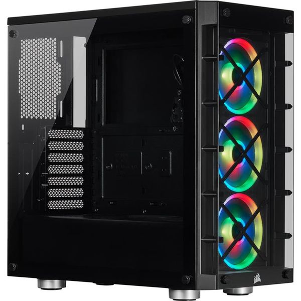 Corsair iCue 465X RGB Mid-Tower ATX Smart Case - Black