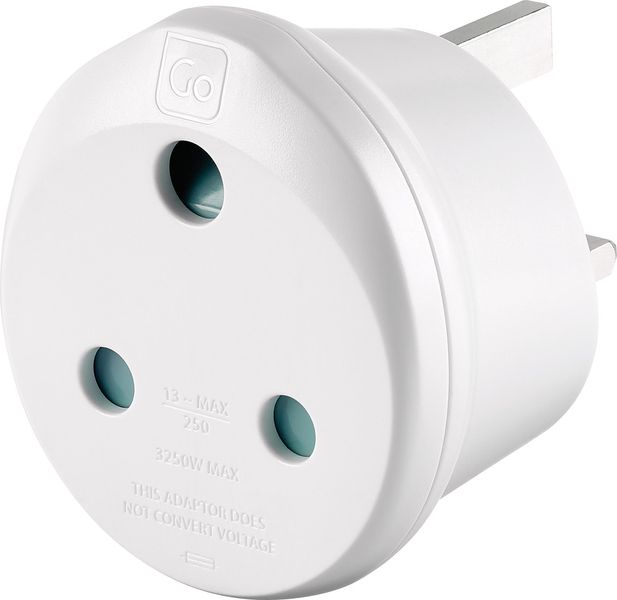 Go Travel - SA to UK Travel Adaptor