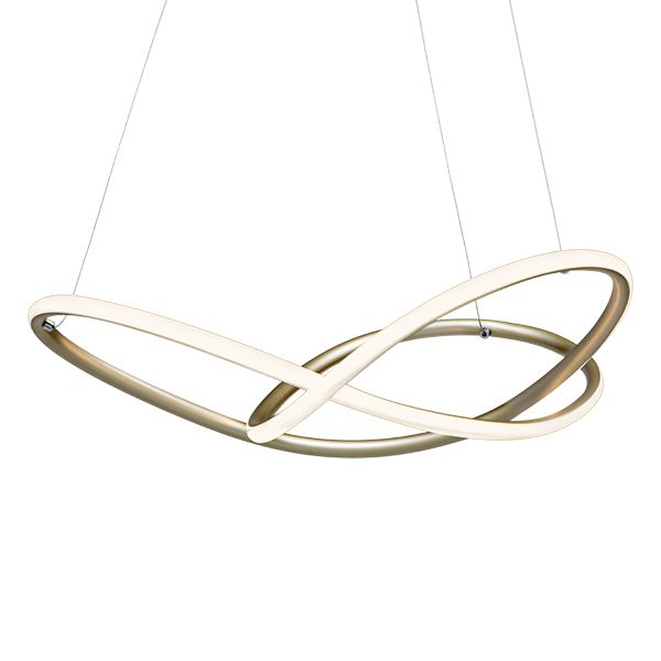 The Lighting Warehouse - Pendant Galaxy LED Satin Silver