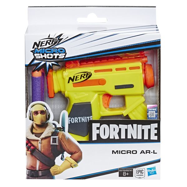 Nerf Fortnite MicroShots Dart-Firing Toy Blaster - AR L