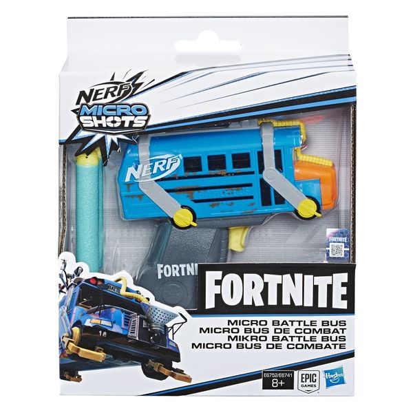 Nerf Fortnite MicroShots Dart-Firing Toy Blaster - Battle Bus