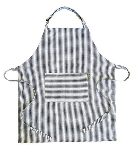 DSA 100% Cotton Full Bib Chef's Check Apron