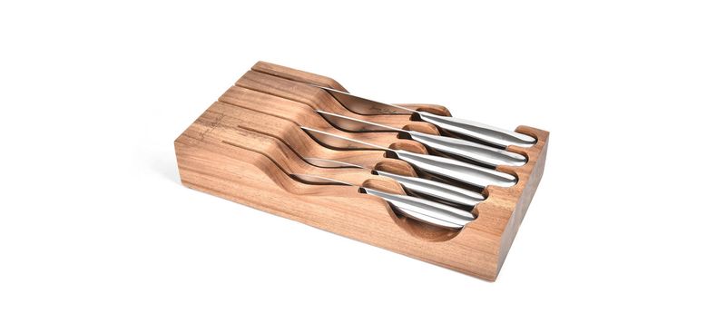 Jean Dubost Storage Kitchen Knife Set &amp; Storage Knife Block