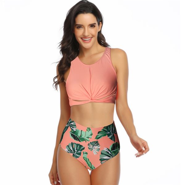 Iconix Mom Peach Jungle Crop Set