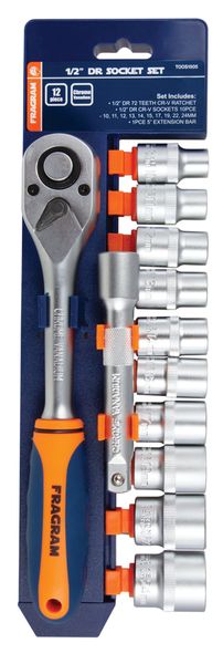 Fragram - Socket Set 1/2" 12 PC CRV
