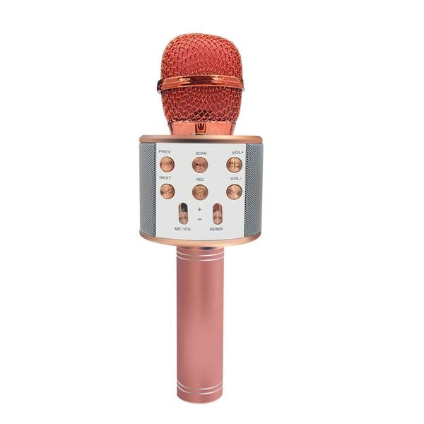 Portable Wireless Microphone HiFi Speaker - Rose Gold