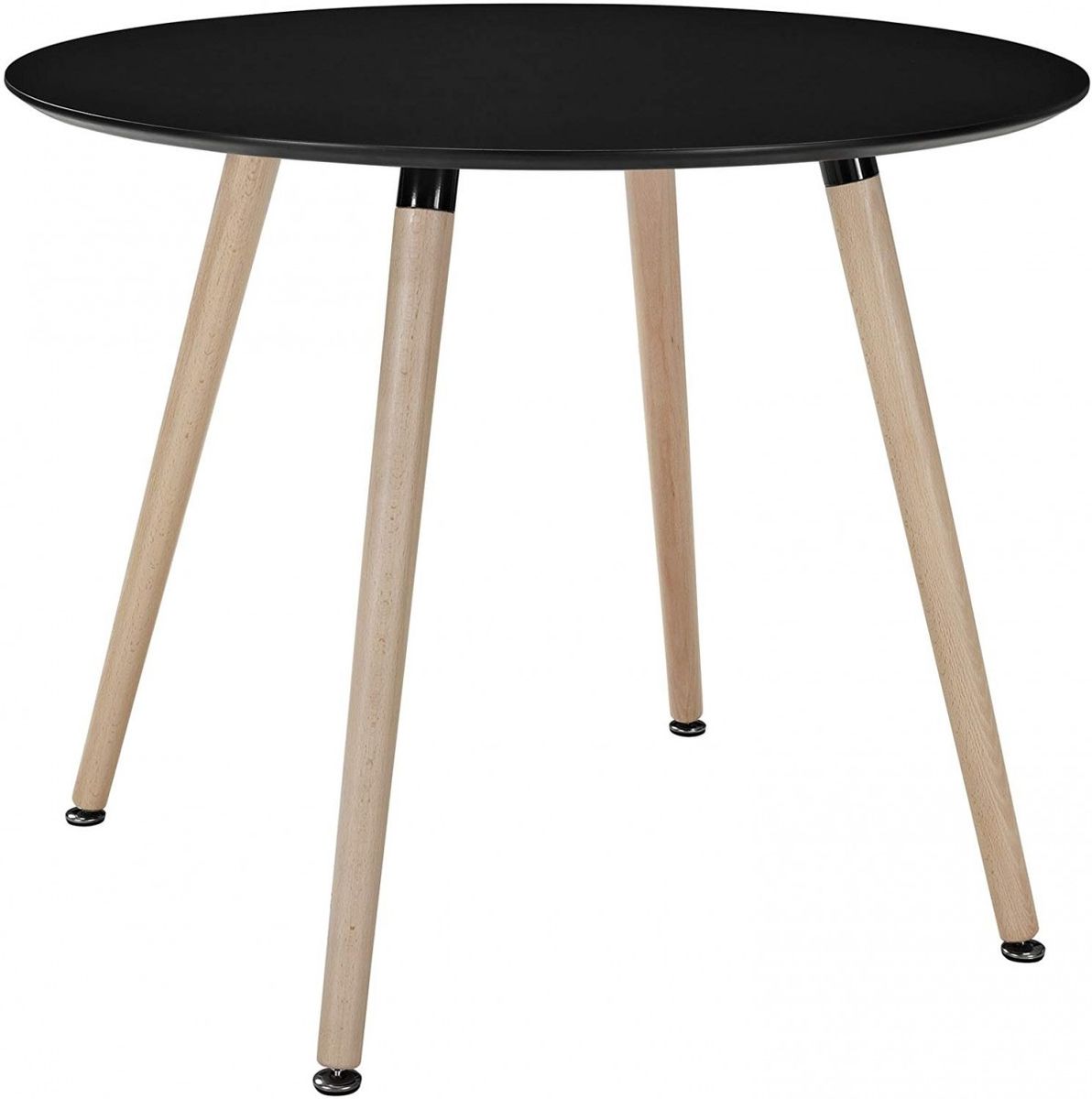 Constance Round Dining Table 110/75cm Black / Kitchen Dining Table