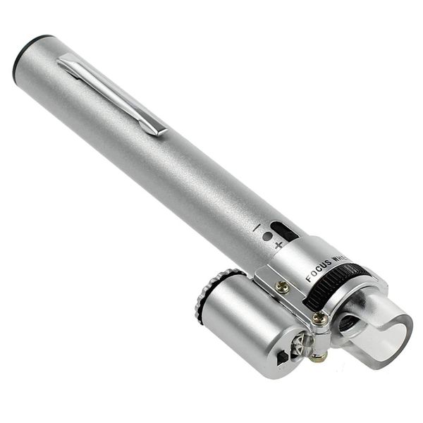 Pocket Pen Style 100X Microscope with LED Lights