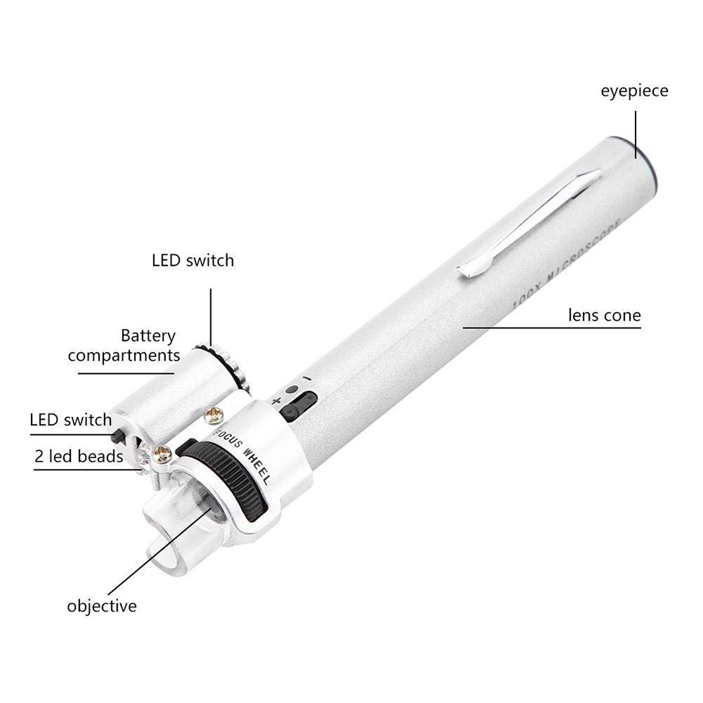 pen with light and magnifier