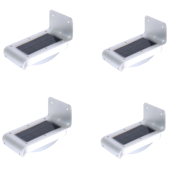 JB Luxx Solar Motion Sensor Light - Set of 4