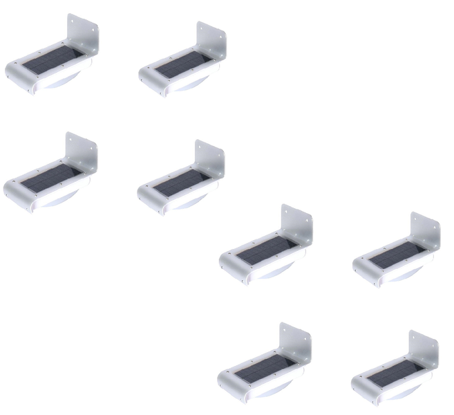 JB Luxx Solar Motion Sensor Light - Set of 8
