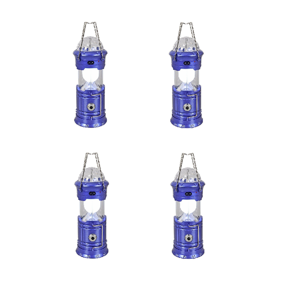 JB Luxx Solar Colorful Magic Camping Light - Set of 4