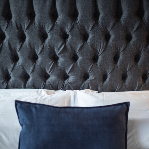 Modern Deep-Button Headboard - Single