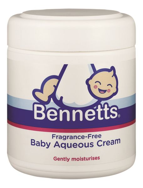 Bennetts - Baby Aqueous Cream Fragrance Free Pump - 6 x 500ml