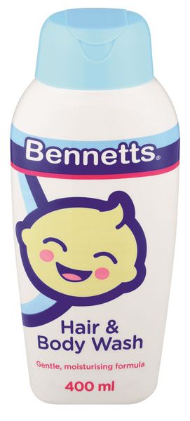 Bennetts - Hair &amp; Body Wash - 4 x 400ml