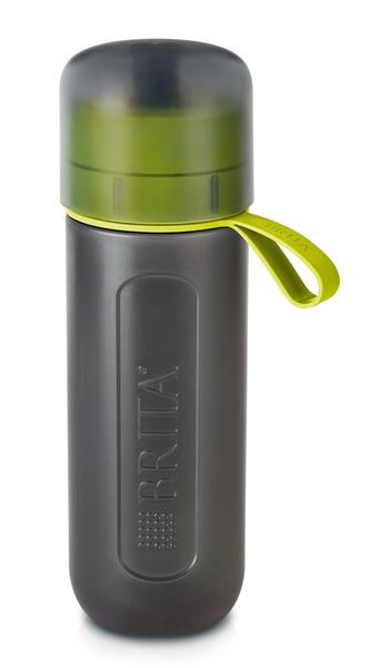 Brita - Fill&amp;Go Active Lime Water Filter Bottle 0.6L