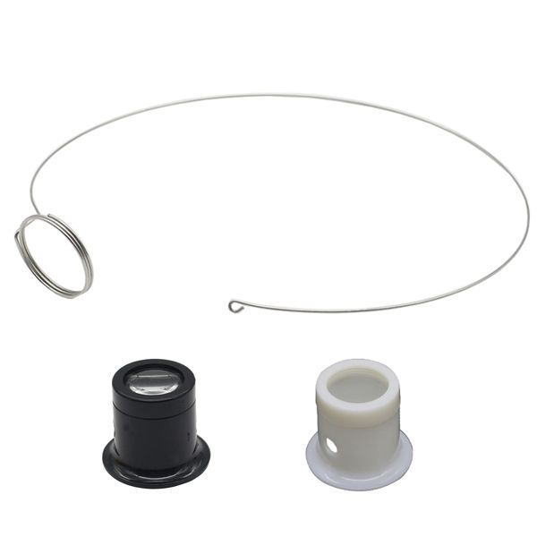 5X-10X Magnifier Eyepiece Mask Watch Repair Jeweler Magnifying Glass Set