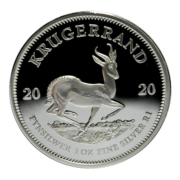 2020 Silver Proof Krugerrand in Box with certificate