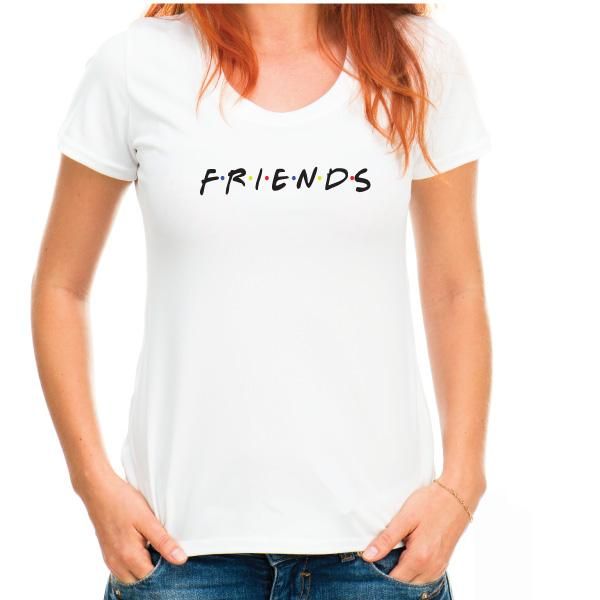 Friends-T shirt-Ladies- white