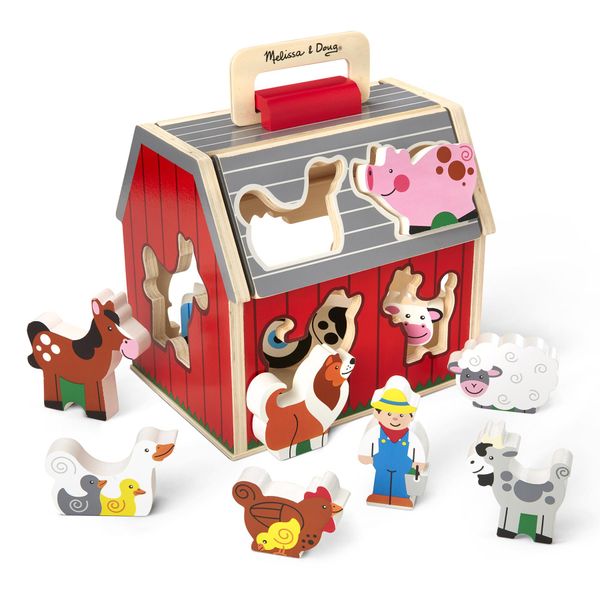 Melissa &amp; Doug Take Along Sorting Barn