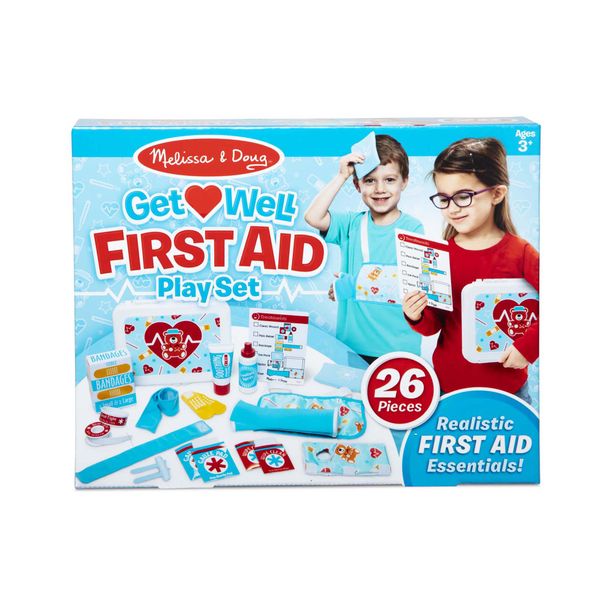 Melissa &amp; Doug Get Well First Aid Kit Play Set