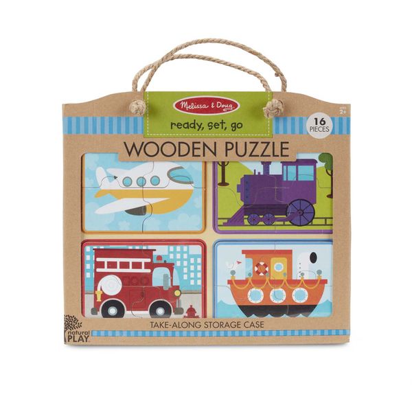 Melissa &amp; Doug NP Wooden Puzzle: Ready, Set, Go