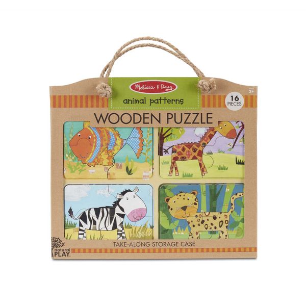 Melissa &amp; Doug NP Wooden Puzzle: Animal Patterns
