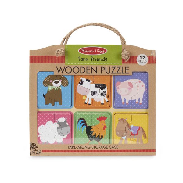Melissa &amp; Doug NP Wooden Puzzle: Farm Friends