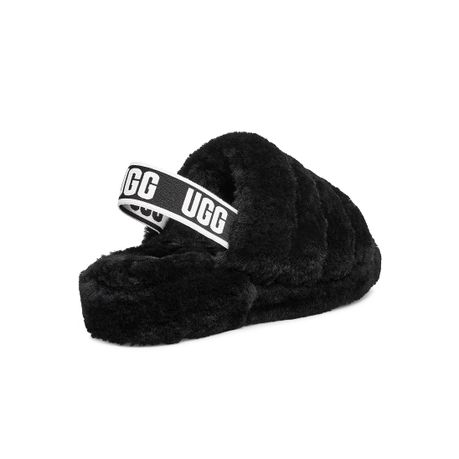 Ugg fluff best sale yeah slide black