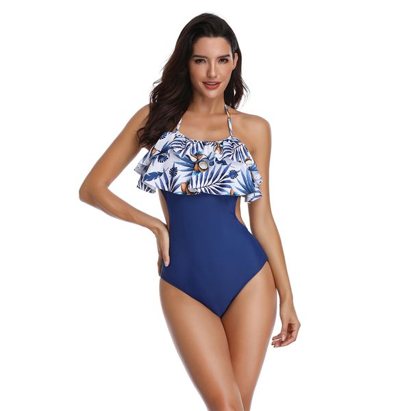 Iconix Mom Blue Crush Matching One-piece Swimsuit