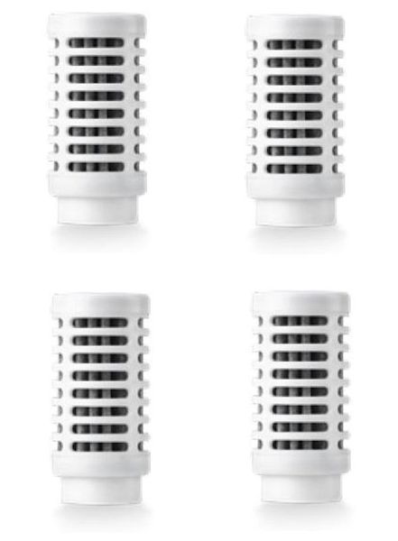 JOJO Filter Bottle 4 x Replacement Cartridges - White