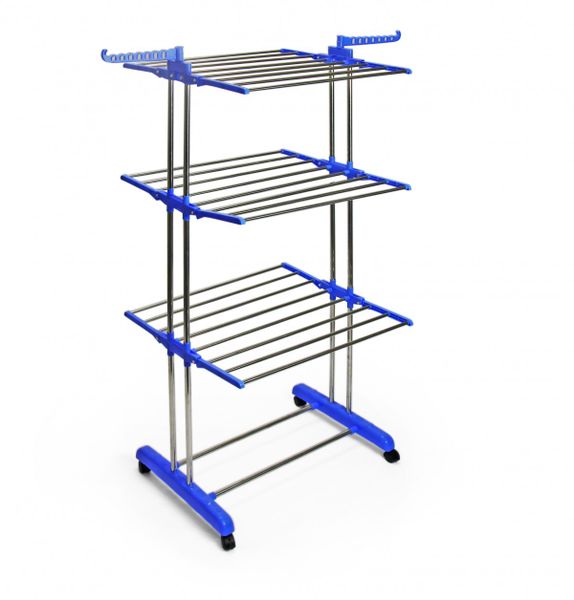 Drying Rack - 3 Layer Multi Hang - Wheels / clothing drying rail