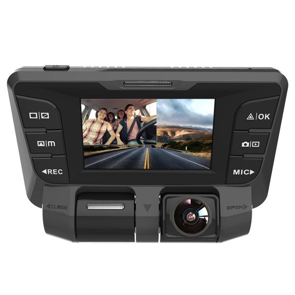 Provision PR-3500CDV 2 Channel Dash Camera HD with Rotatable Lens