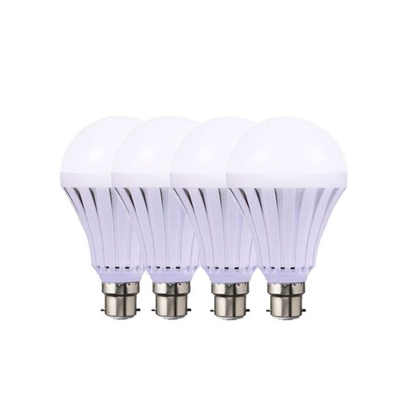 Emergency Smart LED Bulb with Rechargeable Battery Back-up B22(9W) 4 Pack