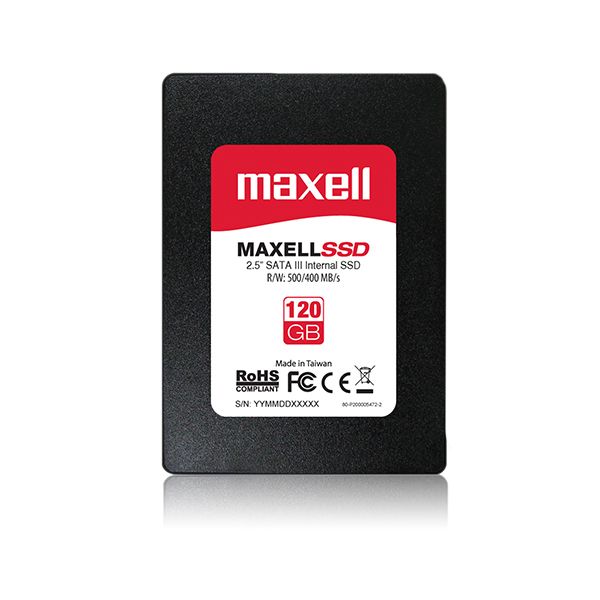 Maxell 2.5" / inch SATA III Internal SSD 120GB