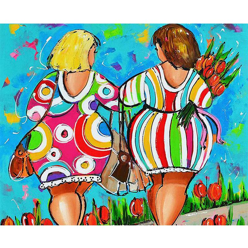 Paint by Numbers for Adults Ladies out for a Walk Buy Online in