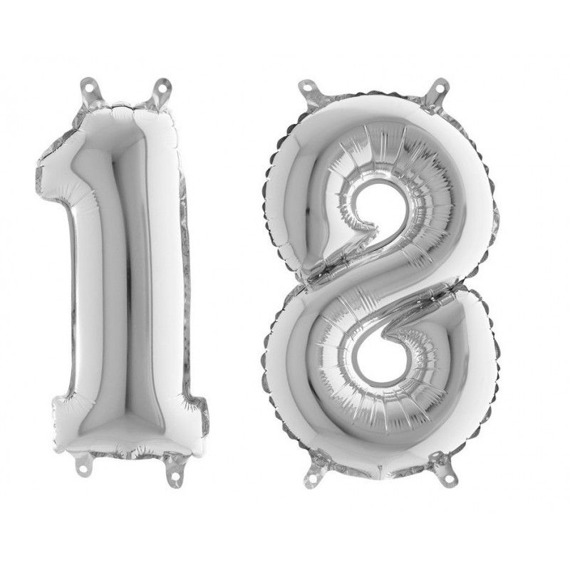 Bubblebean - Party Baloon Number - 18 | Shop Today. Get it Tomorrow