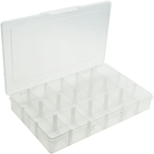 Plastic Box With Lid 18 Compartments | Shop Today. Get it Tomorrow ...