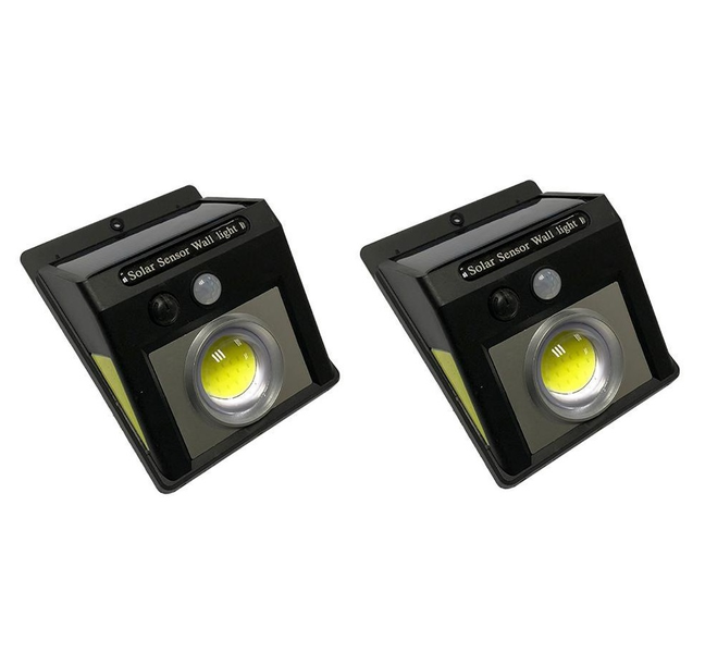 JB Luxx 2 SideLamp Solar Sensor Wall Light - Set of 2