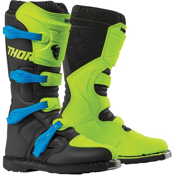 Thor Blitz XP Flo Green/Black Boots